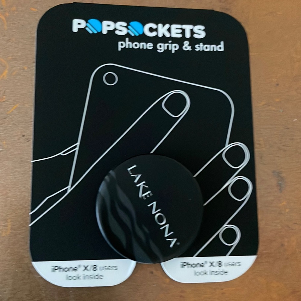 New POPSOCKETS Phone Grip & Stand with “Lake Nona” on it.